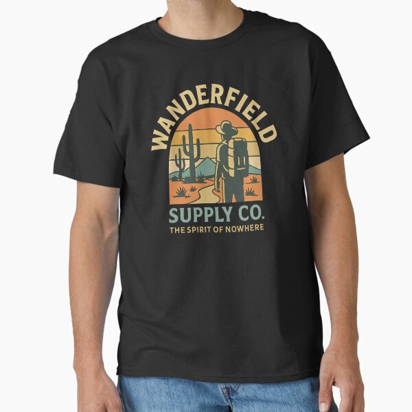 Item preview, Wanderfield Supply Co. – The Spirit of Nowhere | Retro Desert Graphic Tee designed and sold by ArcadiaSilence.