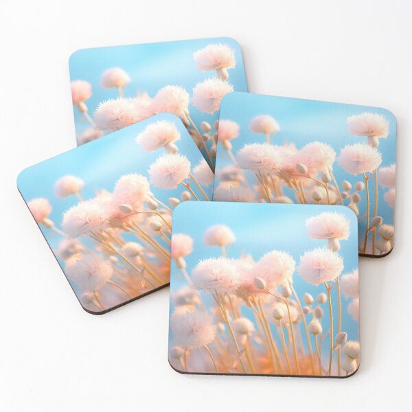 Aperçu de l'œuvre Fleurs pastel rêveuses sous une lumière douce – Art floral fantaisiste créée et vendue par StudioDina.