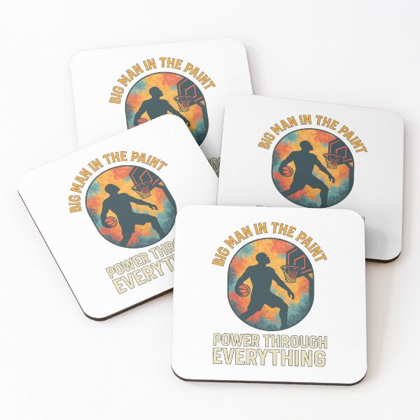 Item preview, Big Man in the Paint - Power Through Everything - Basketball designed and sold by inkNext.