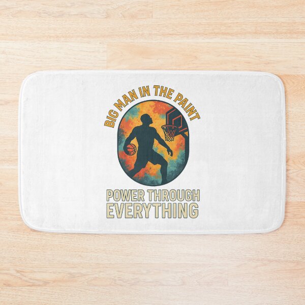 Item preview, Big Man in the Paint - Power Through Everything - Basketball designed and sold by inkNext.