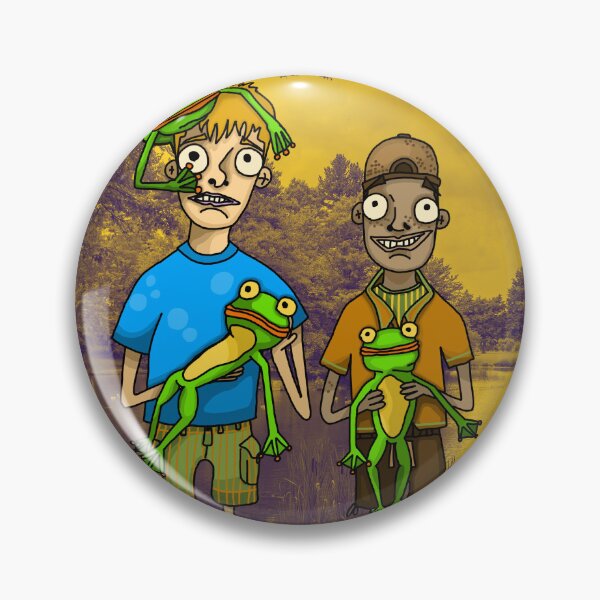 Item preview, Two boys and frogs  designed and sold by GelmaCharo.