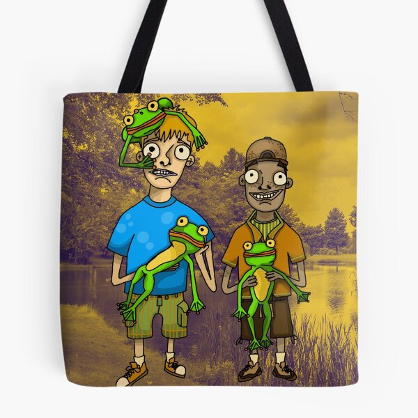 Item preview, Two boys and frogs  designed and sold by GelmaCharo.