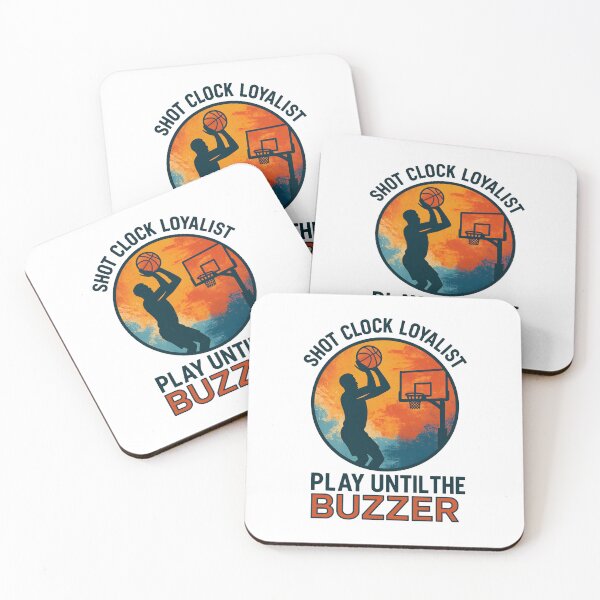 Item preview, Shot Clock Loyalist - Play Until the Buzzer - Basketball designed and sold by inkNext.