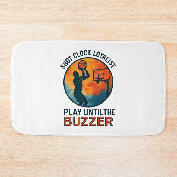 Item preview, Shot Clock Loyalist - Play Until the Buzzer - Basketball designed and sold by inkNext.