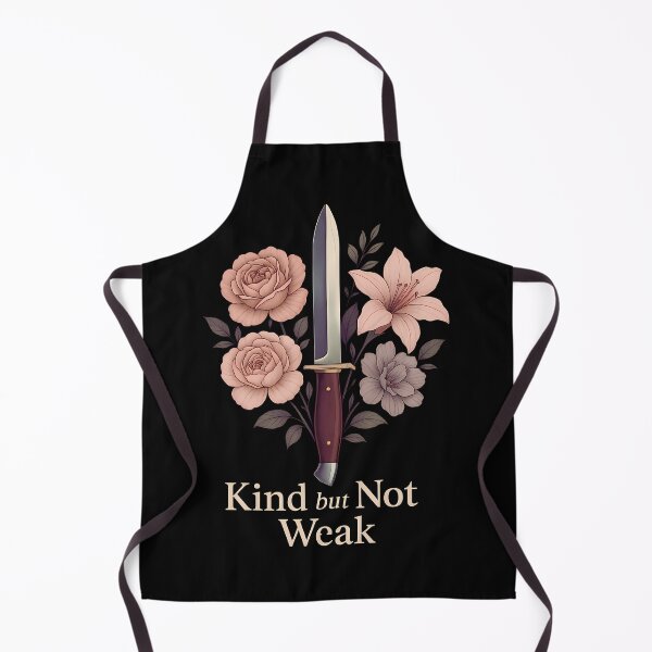 Item preview, Kind but Not Weak – Floral Knife Strength Design designed and sold by mostanesta.