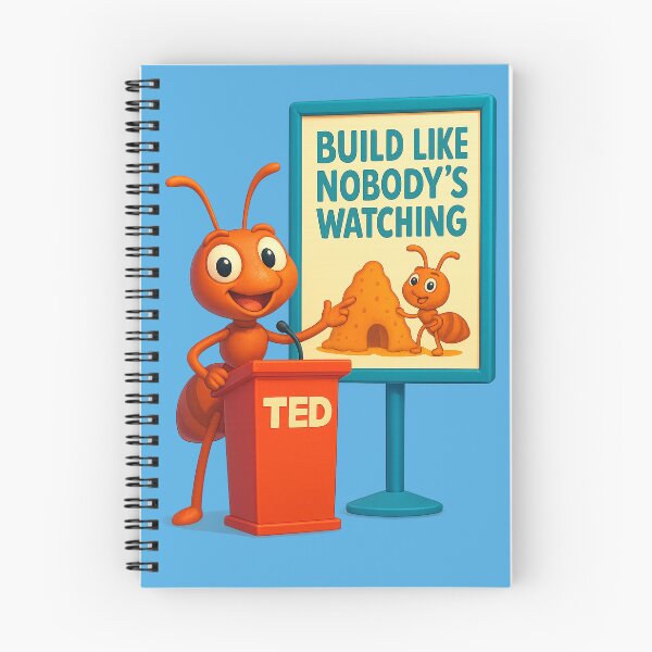 Artikelvorschau, Build Like Nobody’s Watching – Ant Talk Edition entworfen und verkauft von Girih.