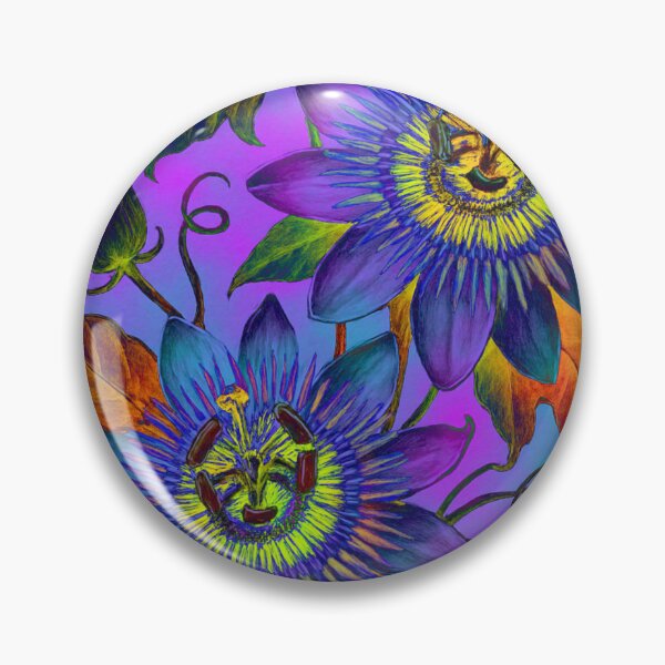 Item preview, Vibrant passionflower color explosion designed and sold by Sigtrix.