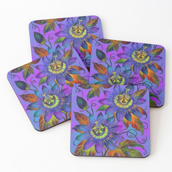 Item preview, Vibrant passionflower color explosion designed and sold by Sigtrix.