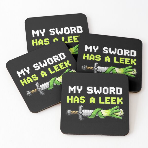 Item preview, My Sword Has a Leek - Funny Gaming Pun  designed and sold by Joyful-Park.