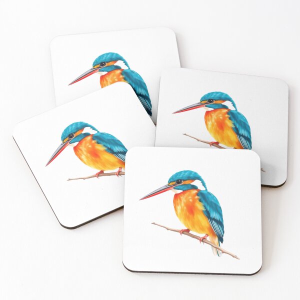 Item preview, Watercolor Kingfisher designed and sold by Marianne1108.
