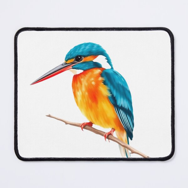 Item preview, Watercolor Kingfisher designed and sold by Marianne1108.
