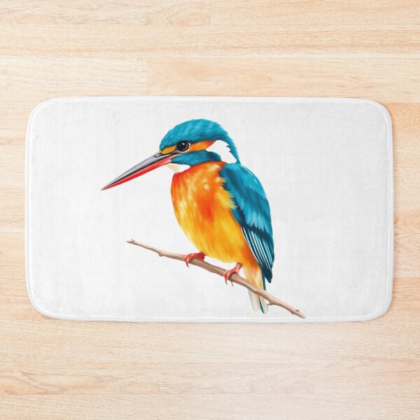 Item preview, Watercolor Kingfisher designed and sold by Marianne1108.