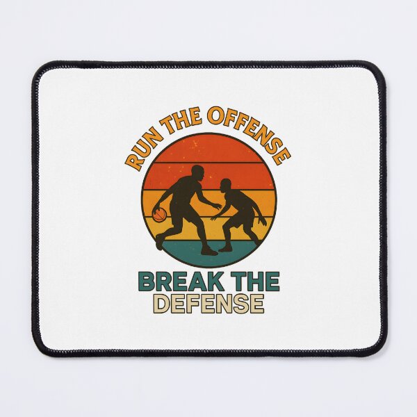 Item preview, Run the Offense - Break the Defense - Basketball designed and sold by inkNext.