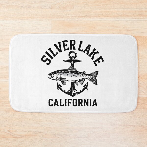 Item preview, Silver Lake California – Vintage Fish & Anchor Outdoor Design designed and sold by MOTAS Graphics .