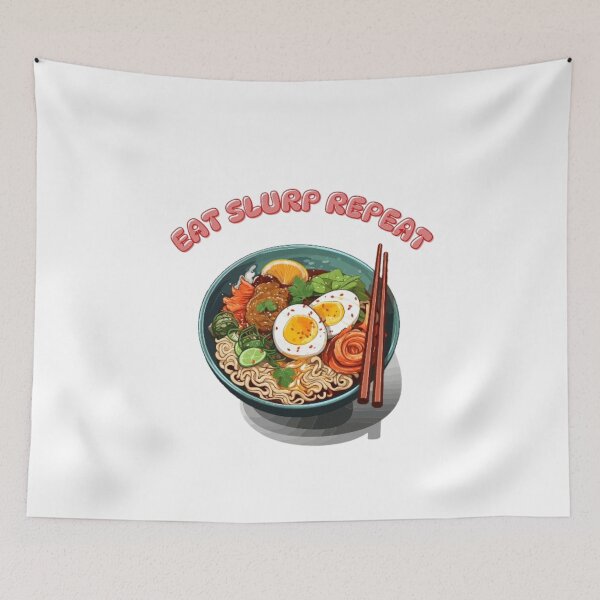 Item preview, Eat Slurp Repeat Ramen designed and sold by RandomTeesigns.