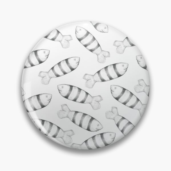 Item preview, Black and white fish designed and sold by cadstudios.