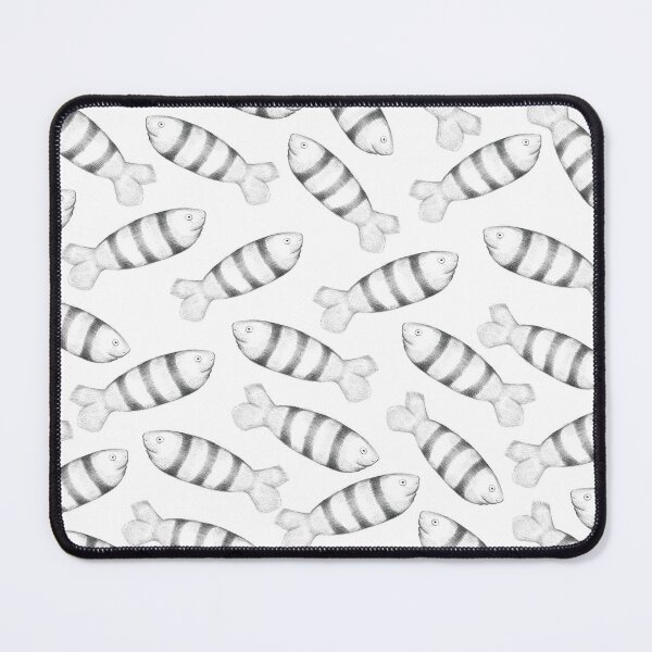 Item preview, Black and white fish designed and sold by cadstudios.