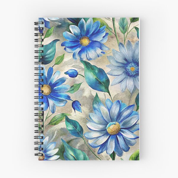 Item preview, “Vintage Blue Daisy Watercolor Pattern” designed and sold by joycrysstudio.