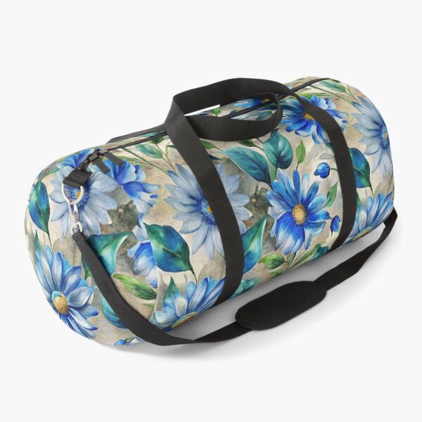 Item preview, “Vintage Blue Daisy Watercolor Pattern” designed and sold by joycrysstudio.