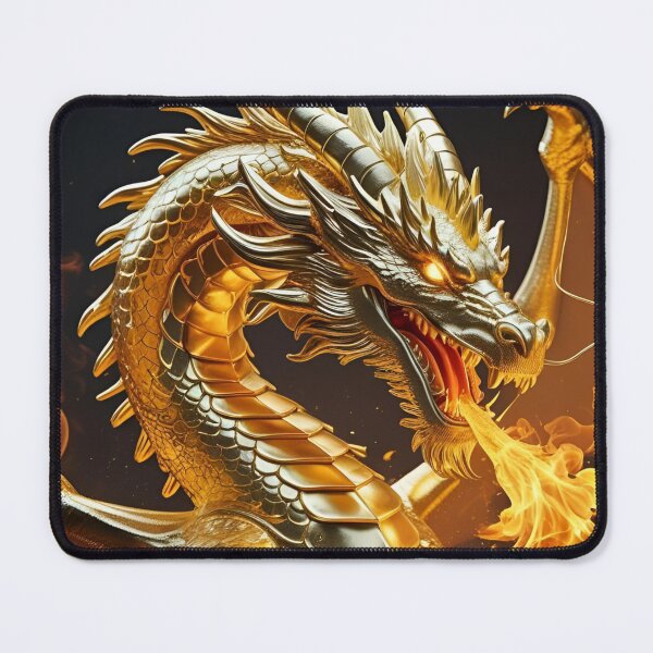 Item preview, Golden dragon designed and sold by whatthefoxsays.