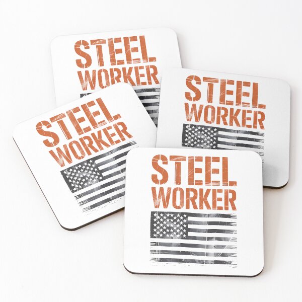 Item preview, Steel Worker Union Worker designed and sold by BakeryDozen.