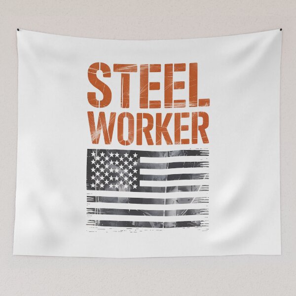 Item preview, Steel Worker Union Worker designed and sold by BakeryDozen.