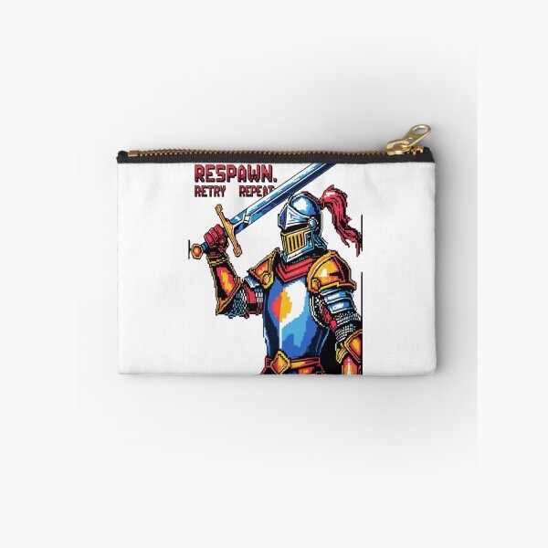 Item preview, Respawn. Retry. Repeat. – Retro Pixel Knight Gamer T-Shirt designed and sold by DevasLane.