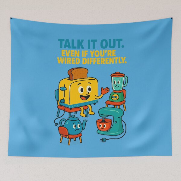 Item preview, Talk It Out – Even If You’re Wired Differently designed and sold by Girih.