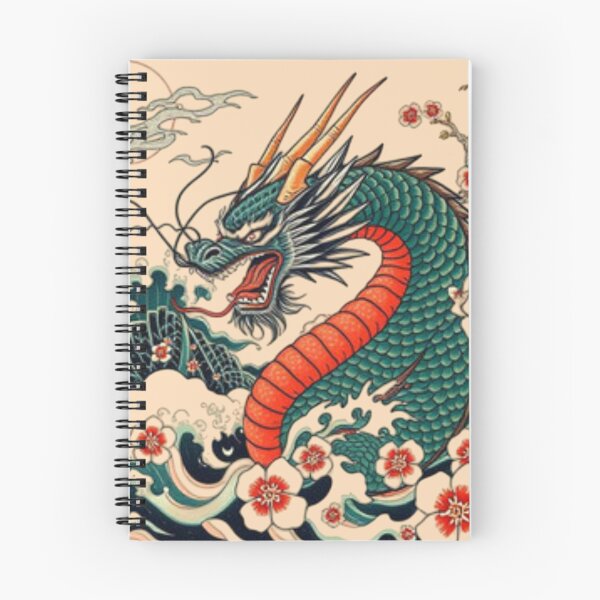 Item preview, Floral Storm Dragon Tattoo Art designed and sold by Iuqiune.