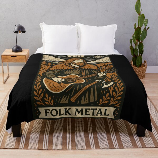 Item preview, Folk Metal Tarot Card – Nordic Axe & Acoustic Fury designed and sold by BRU Design.
