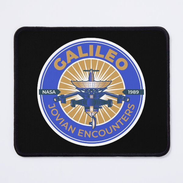 Item preview, Galileo Spacecraft. NASA 1989. Jovian Encounters. Commemorative Badge designed and sold by BGALAXY.