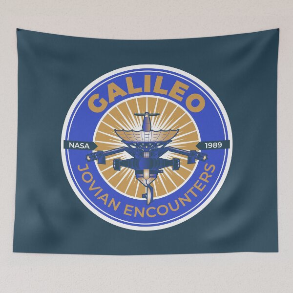 Item preview, Galileo Spacecraft. NASA 1989. Jovian Encounters. Commemorative Badge designed and sold by BGALAXY.