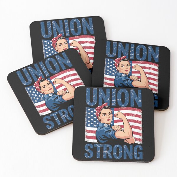 Item preview, Union Strong Labor Day Skilled Union Worker designed and sold by BakeryDozen.
