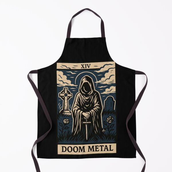 Artikelvorschau, Doom Metal Tarotkarte – Schatten, Zauberei & Einsamkeit entworfen und verkauft von BRU Design.