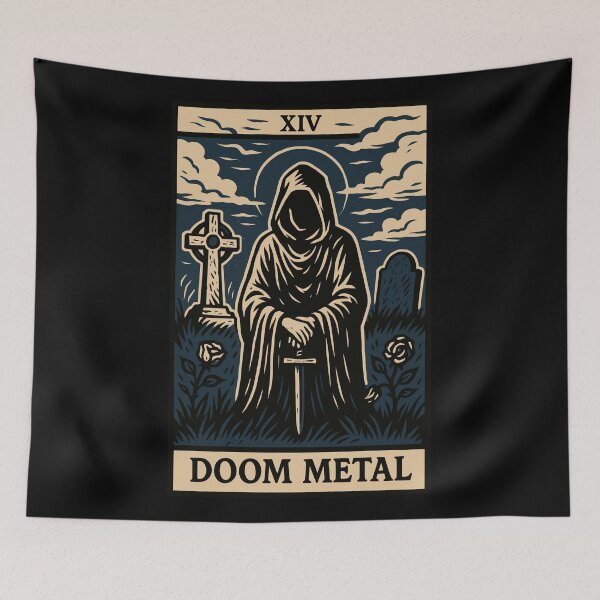 Item preview, Doom Metal Tarot Card – Shadows, Sorcery & Solitude designed and sold by BRU Design.