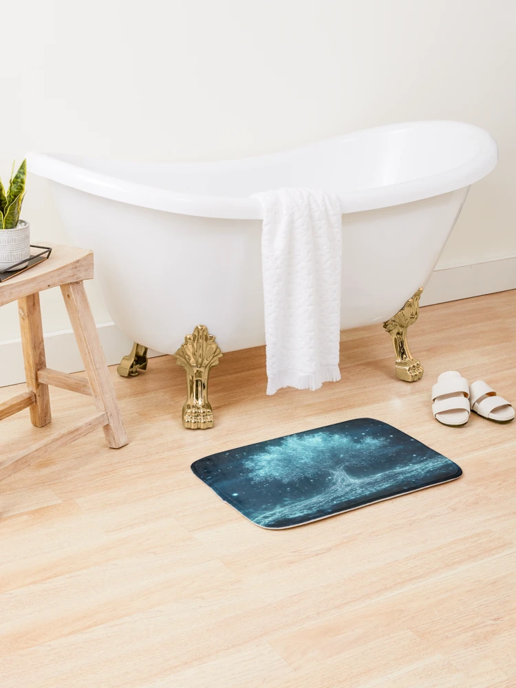 Thumbnail 2 of 6, Bath Mat, Incessant designed and sold by RicoInStudios.