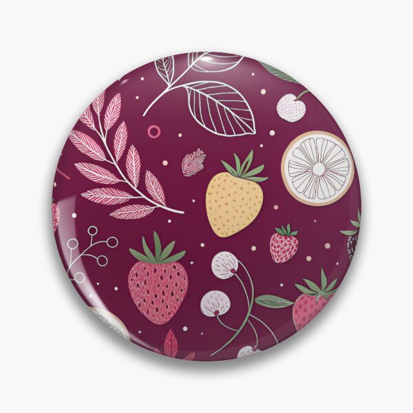 Item preview, Berry Garden on a Raspberry Sky designed and sold by joycrysstudio.