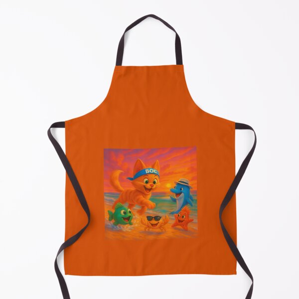 Item preview, BOC Beachy Orange Cat 11 - BOC and His Beachy Friends Play On the Beach designed and sold by Beachy.