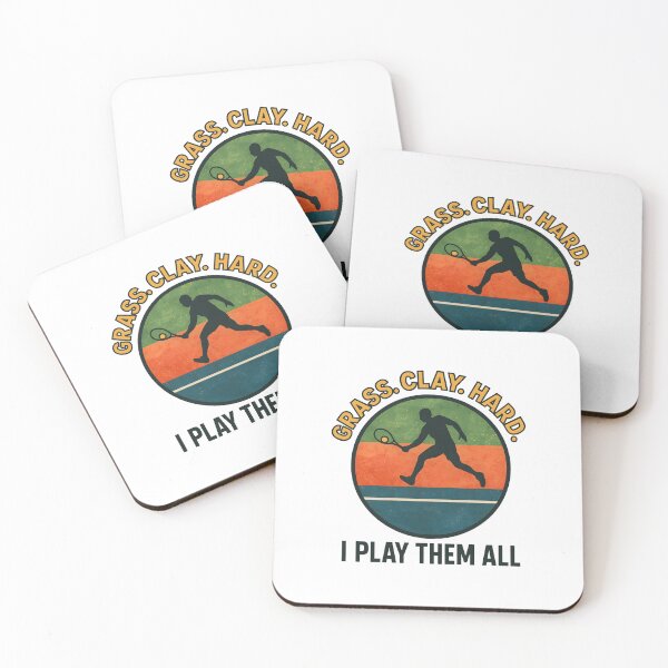 Item preview, Grass. Clay. Hard. - I Play Them All - Tennis designed and sold by inkNext.