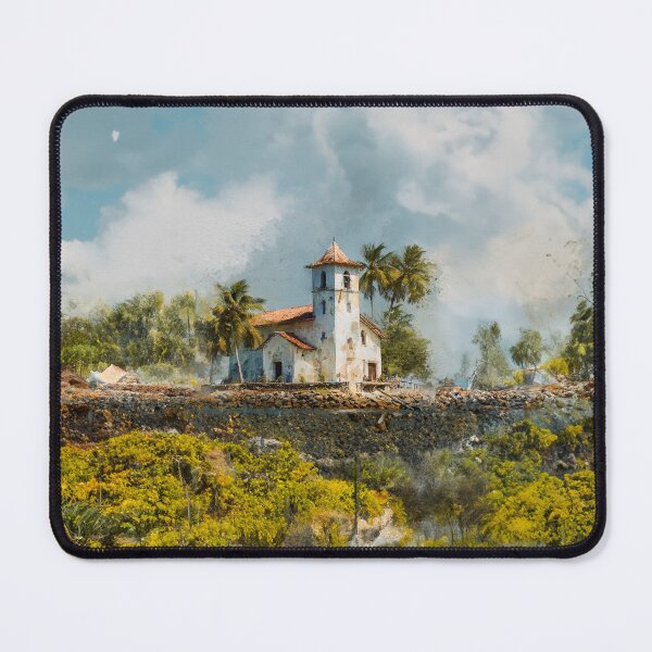 Item preview, Old church on a tropical island designed and sold by Made-by-Gus.