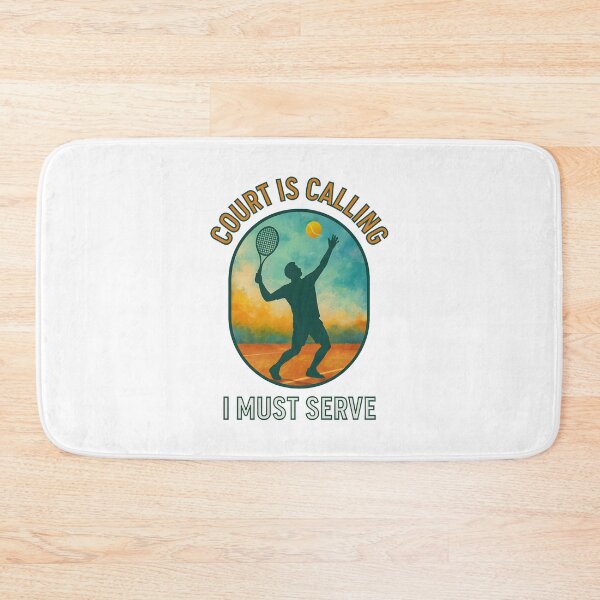 Item preview, Court is Calling - I Must Serve - Tennis designed and sold by inkNext.