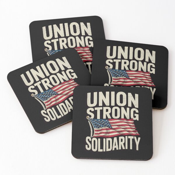 Item preview, Union Strong Solidarity Labor Day USA Flag designed and sold by BakeryDozen.