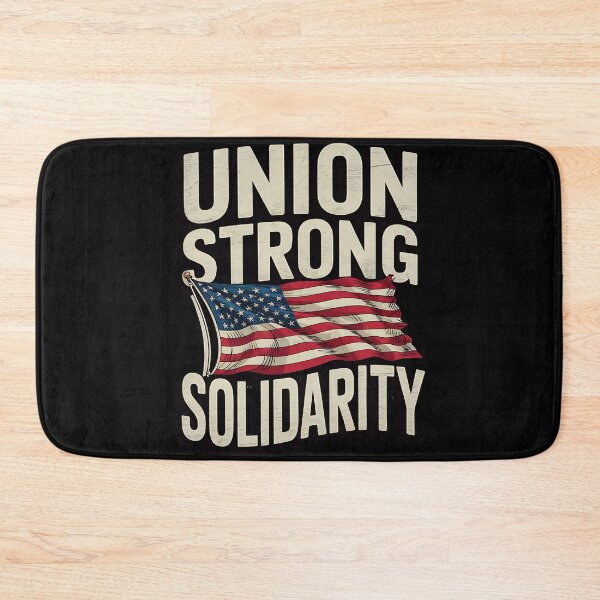 Item preview, Union Strong Solidarity Labor Day USA Flag designed and sold by BakeryDozen.
