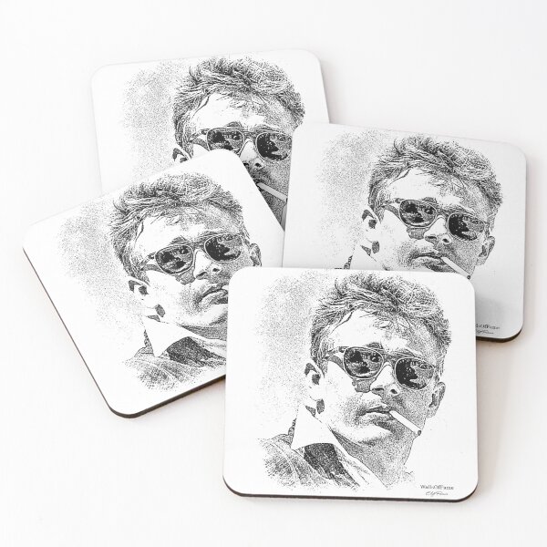 Item preview, James Dean Tribute Walls Of Fame Fanart Digital Drawing designed and sold by WallsOfFameAust.