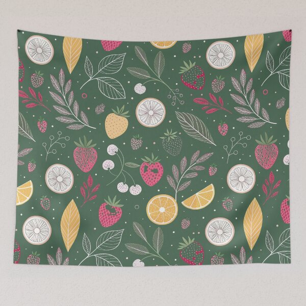Item preview, Floating Fruits in a Transparent Night designed and sold by joycrysstudio.