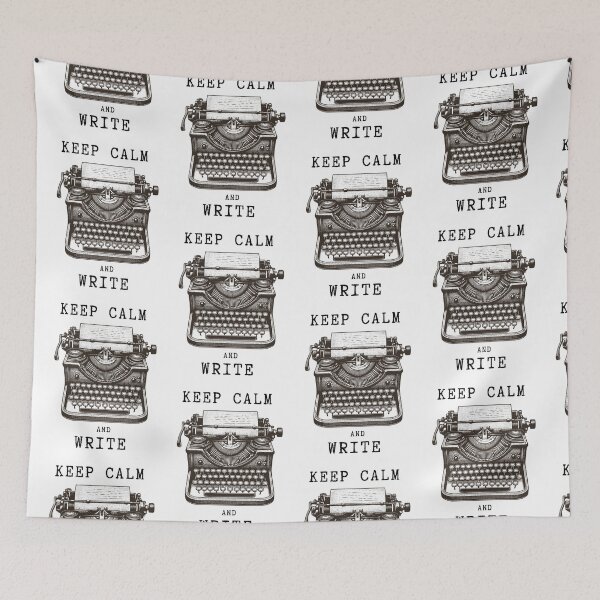 Item preview, Keep Calm and Write designed and sold by Ophelia's Wardrobe.