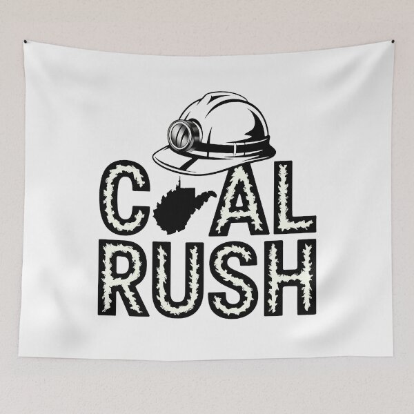 Item preview, West Virginia Coal Rush Hard Hat Manufacturing Day Labor Day designed and sold by BakeryDozen.