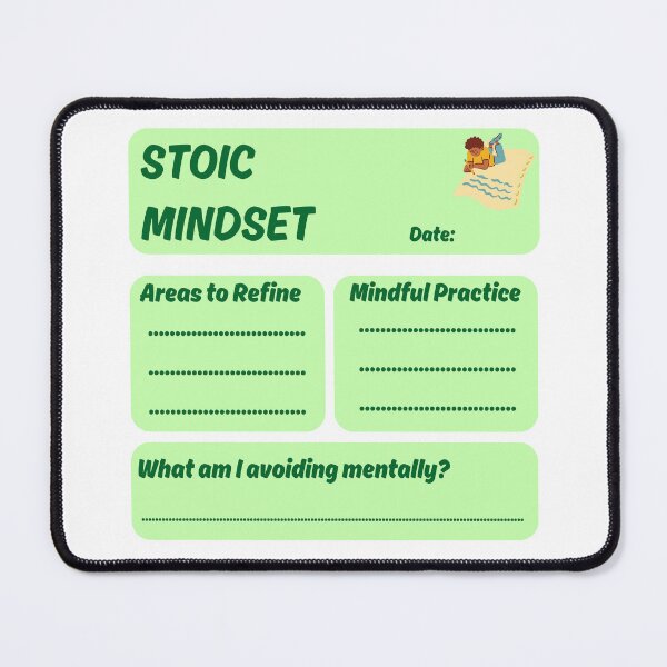 Item preview, Stoic Journaling Template inspired by Marcus Aurelius designed and sold by LexaArtworks.