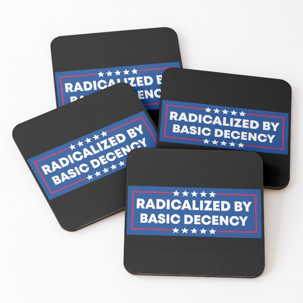 Item preview, Radicalized By Basic Decency - Anti Trump designed and sold by PixVib.