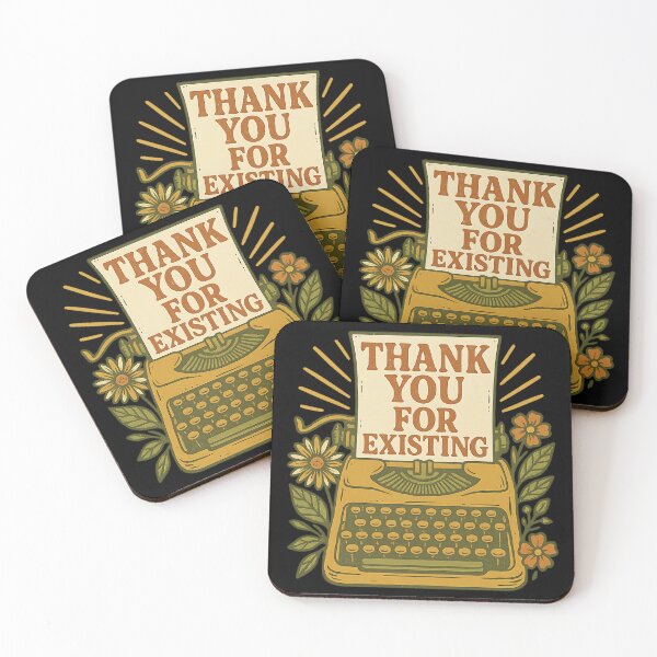 Item preview, Typewriter Bloom – Vintage Gratitude Art designed and sold by ArcadiaSilence.